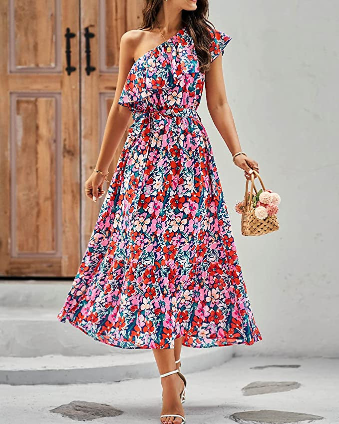 Sleeveless Casual Bohemian Print Dress