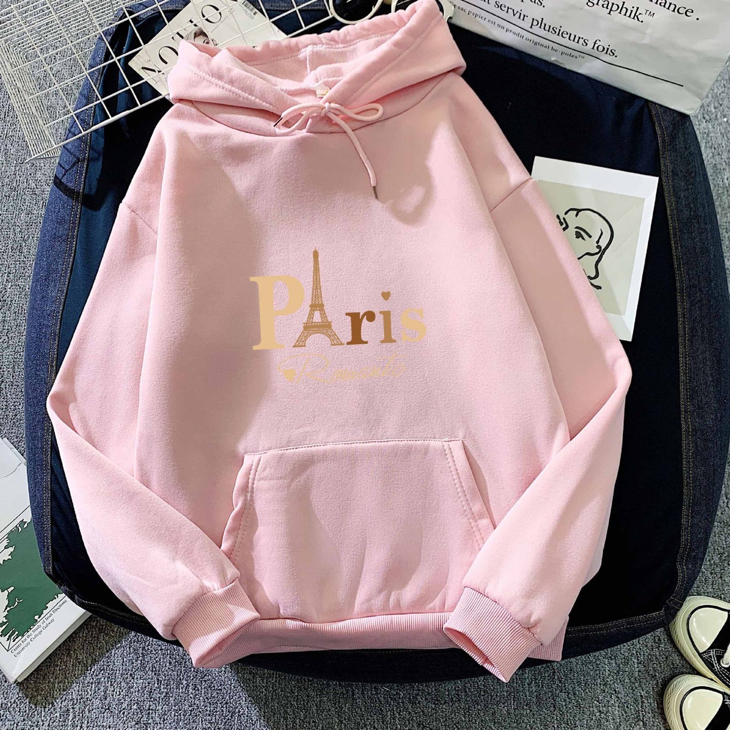 Paris Printed Hoodie