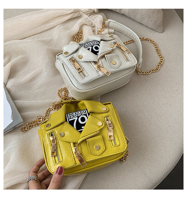 Jacket messenger mini bag