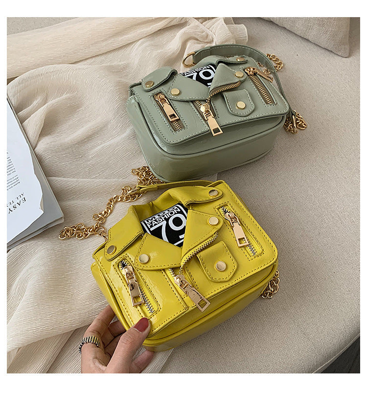 Jacket messenger mini bag