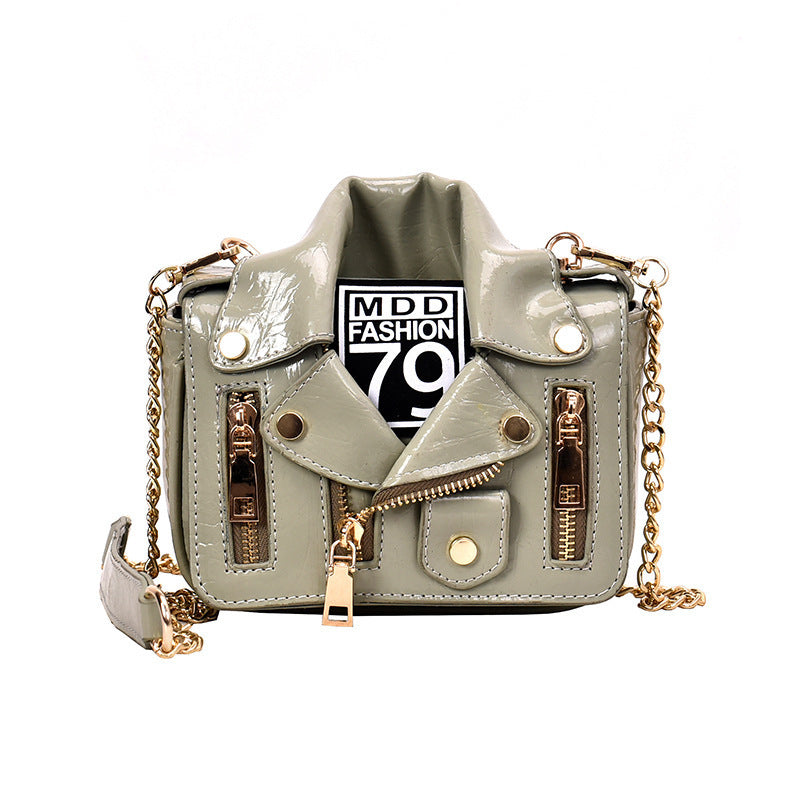 Jacket messenger mini bag