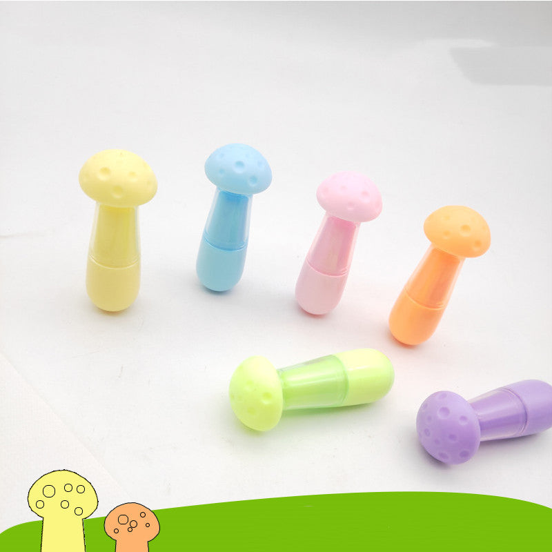 Highlighter Cute Mushroom 6-Color Pack Markers