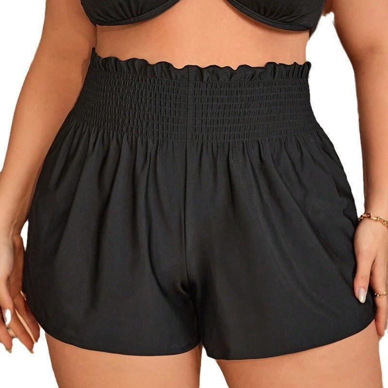 Plus Size Swimsuit Women's Mesh Four Corners