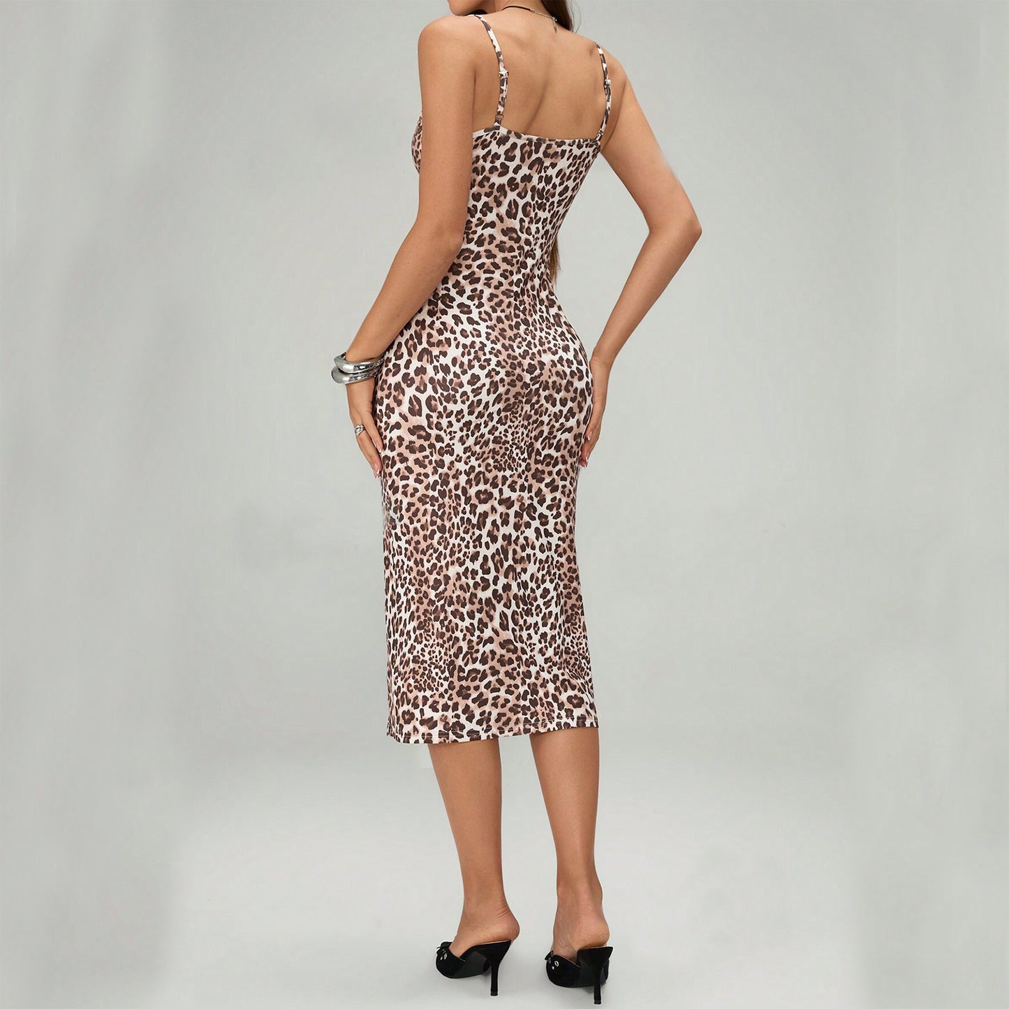 Summer Printed Dress Fashion Slim Lace-up Long Dresses For Women Clothing