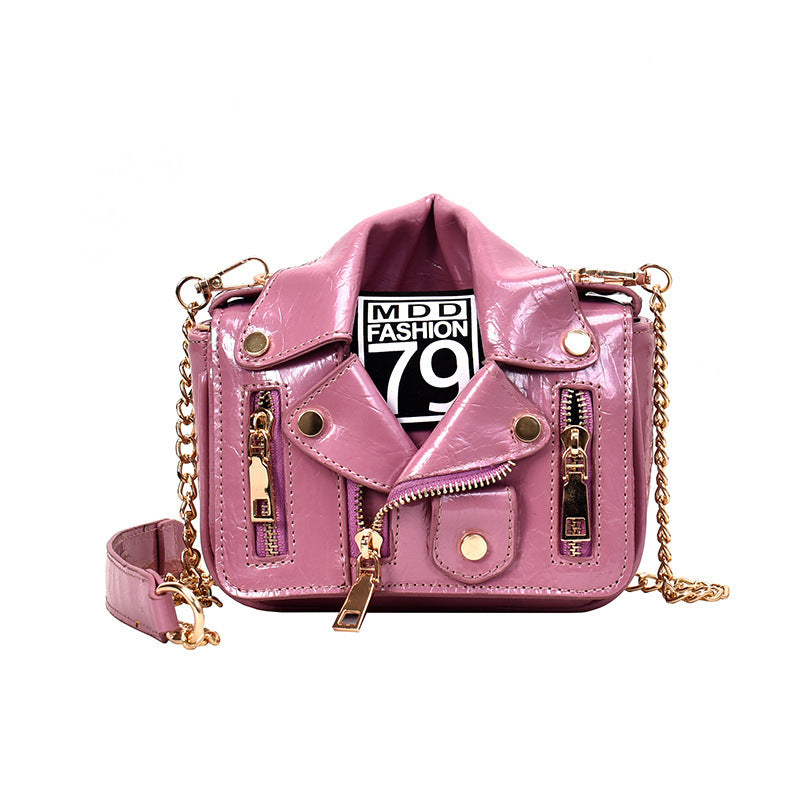 Jacket messenger mini bag