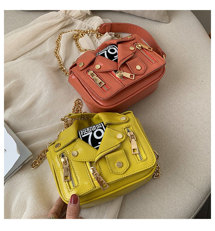 Jacket messenger mini bag