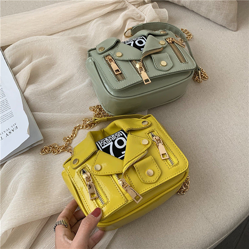 Jacket messenger mini bag