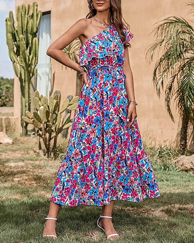 Sleeveless Casual Bohemian Print Dress
