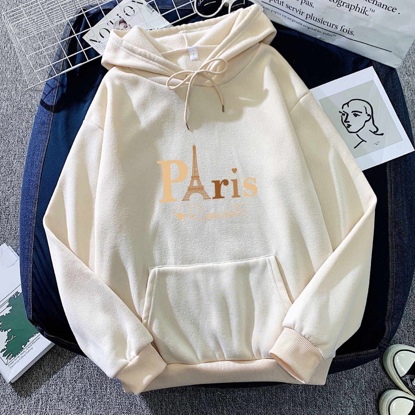 Paris Printed Hoodie