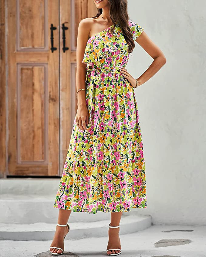 Sleeveless Casual Bohemian Print Dress