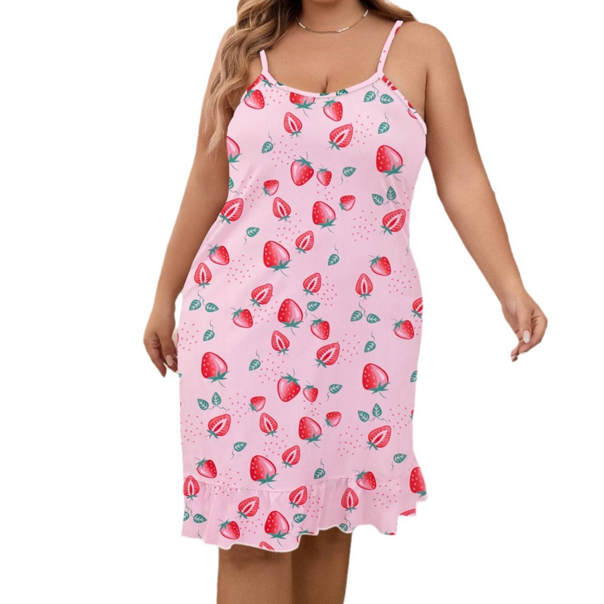 Plus Size Pajamas For Women Round Neck Thin