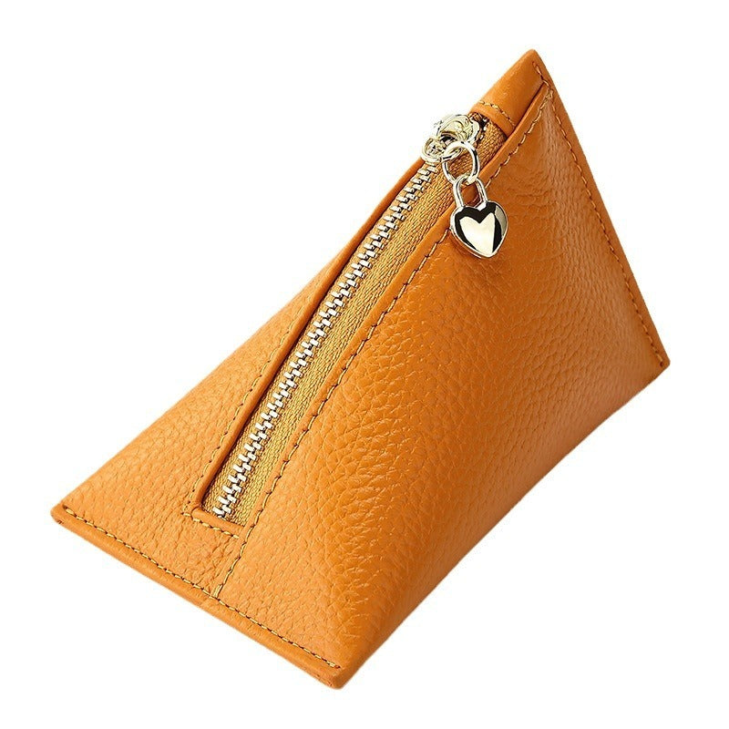 Women's Cowhide Small And Mini Coin Purse
