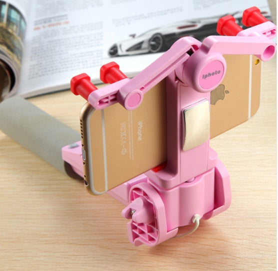 Panoramic 360-degree Rotating Bluetooth Electric Selfie Stick