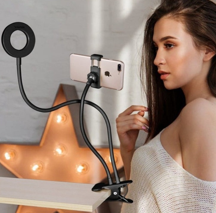 LED Selfie Ring Light for Live Adjustable Light-8cm Stand