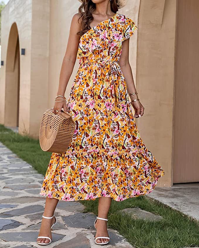 Sleeveless Casual Bohemian Print Dress