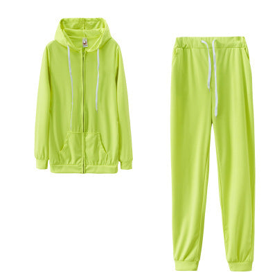 Women's Clothing Solid Color Hoodie Suit Sports