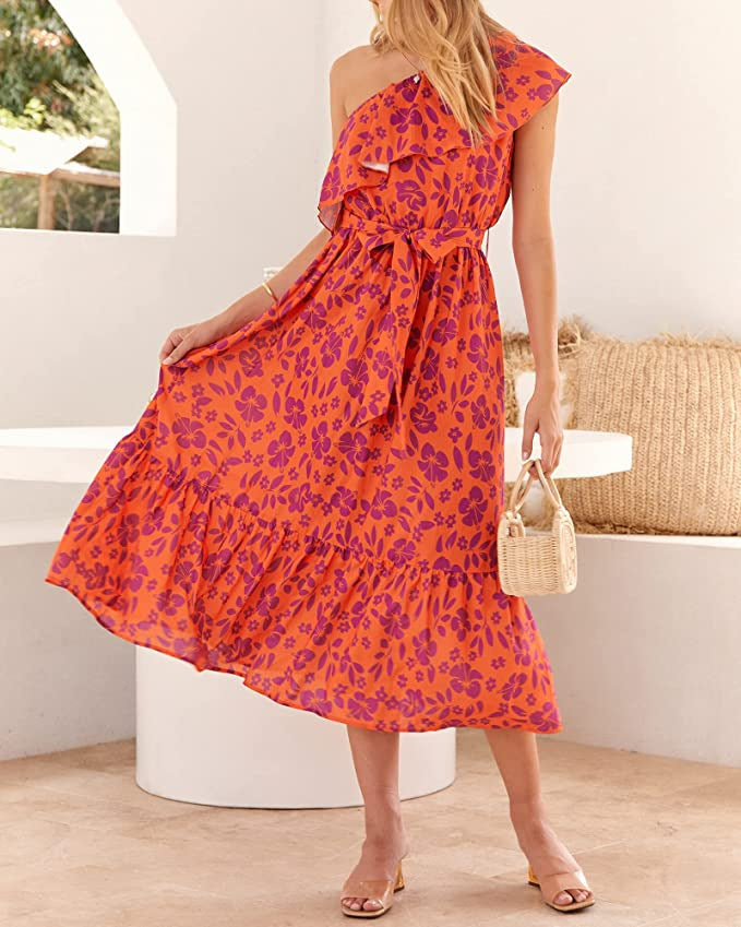 Sleeveless Casual Bohemian Print Dress