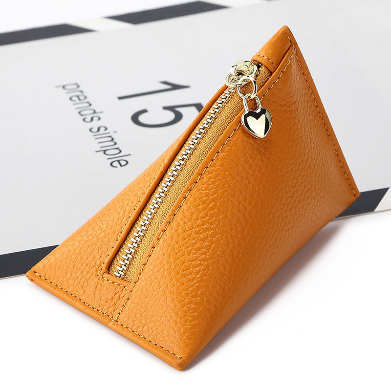 Women's Cowhide Small And Mini Coin Purse