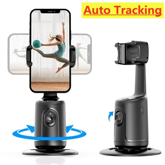 360 Auto Face Tracking  Phone Holder For Smartphone Video Vlog Live Stabilizer Tripod